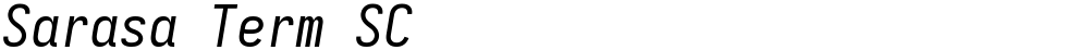 Sarasa Term SC