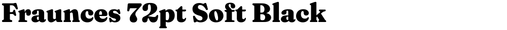Fraunces 72pt Soft Black