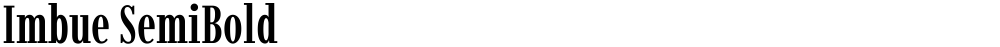 Imbue SemiBold