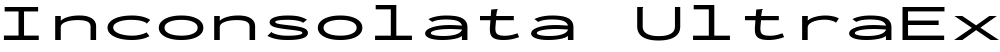 Inconsolata UltraExpanded Medium