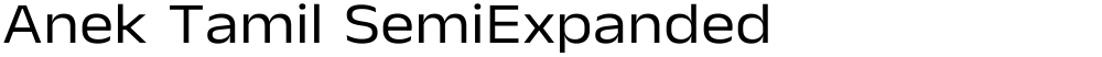 Anek Tamil SemiExpanded