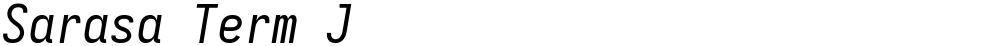 Sarasa Term J