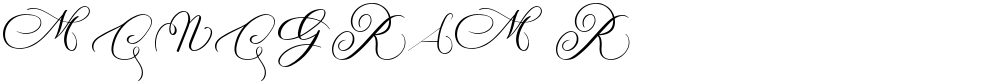 MONOGRAM R