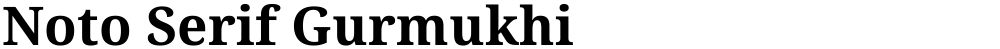 Noto Serif Gurmukhi