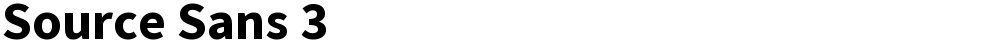 Source Sans 3