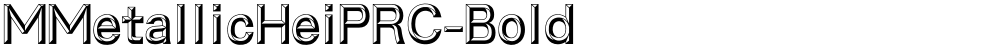 MMetallicHeiPRC-Bold