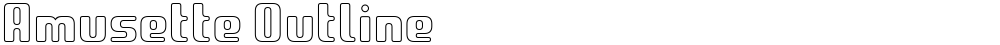 Amusette Outline