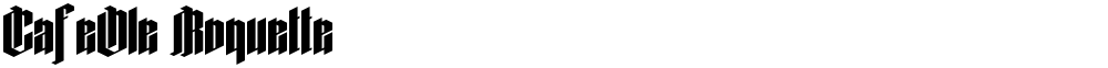 CafeOle Roquette