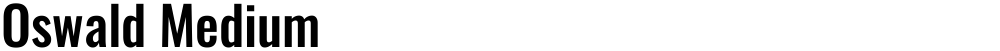 Oswald Medium