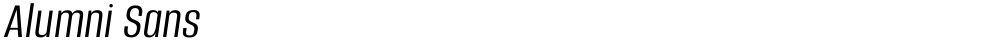 Alumni Sans