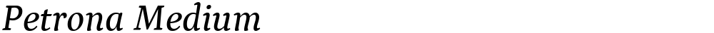 Petrona Medium