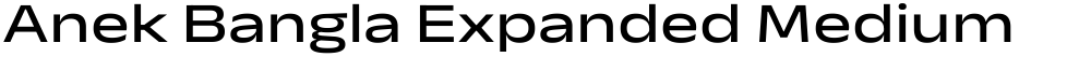 Anek Bangla Expanded Medium