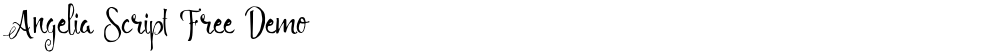 Angelia Script Free Demo