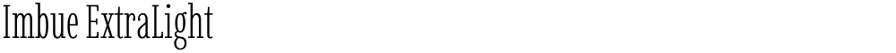 Imbue ExtraLight