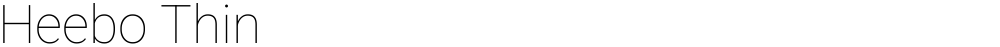 Heebo Thin