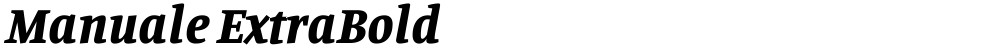 Manuale ExtraBold
