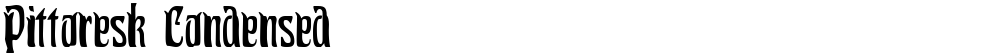 Pittoresk Condensed