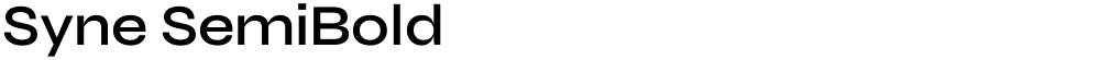 Syne SemiBold