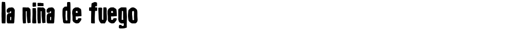 La niña de fuego
