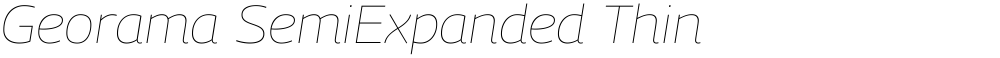 Georama SemiExpanded Thin