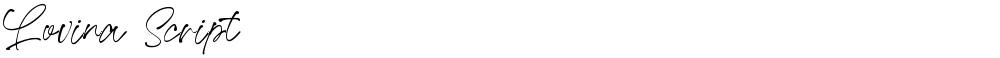 Lovina Script