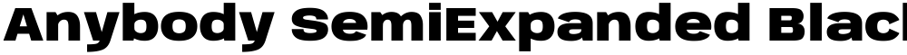 Anybody SemiExpanded Black
