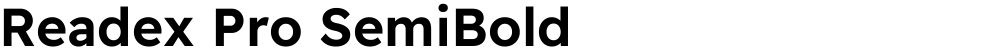 Readex Pro SemiBold