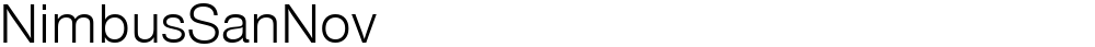 NimbusSanNov