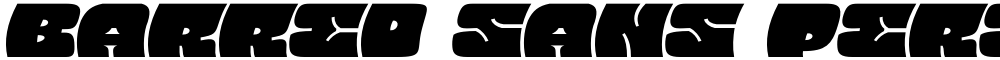 Barred Sans PERSONAL USE