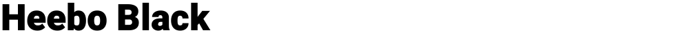 Heebo Black