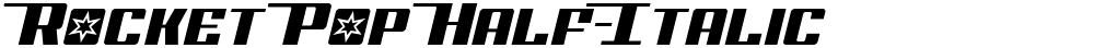 Rocket Pop Half-Italic