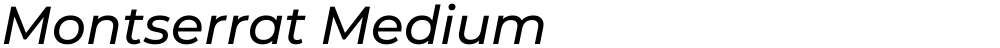 Montserrat Medium