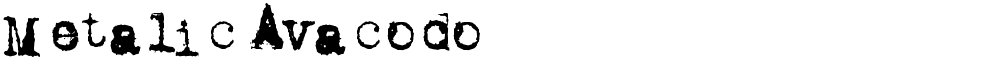 Metalic Avacodo
