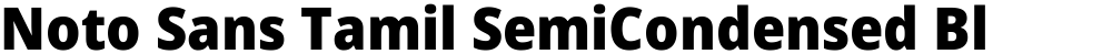 Noto Sans Tamil SemiCondensed Black