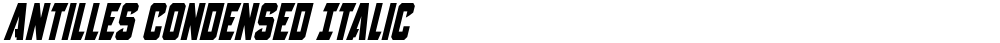 Antilles Condensed Italic