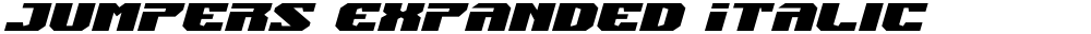 Jumpers Expanded Italic
