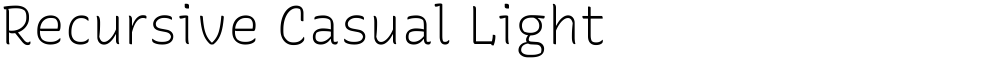 Recursive Casual Light