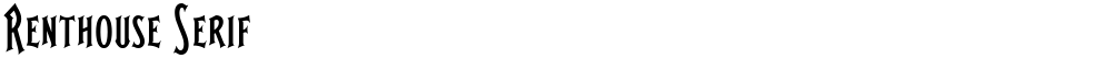Renthouse Serif
