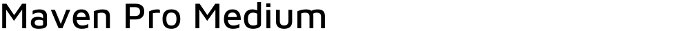 Maven Pro Medium