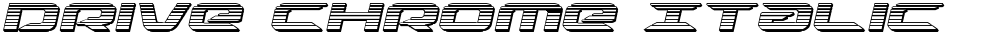 Drive Chrome Italic