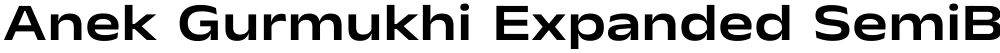 Anek Gurmukhi Expanded SemiBold