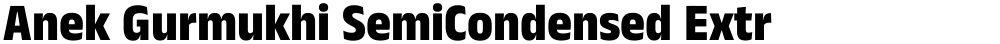 Anek Gurmukhi SemiCondensed ExtraBold