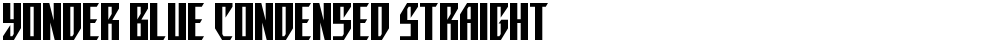 Yonder Blue Condensed Straight