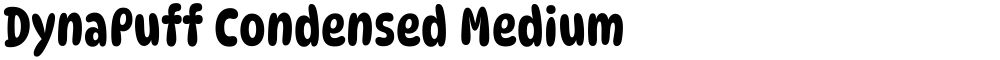 DynaPuff Condensed Medium