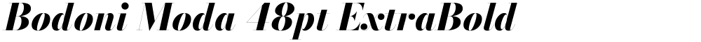 Bodoni Moda 48pt ExtraBold