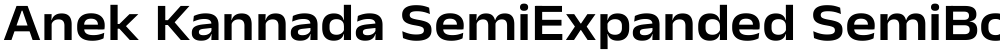 Anek Kannada SemiExpanded SemiBold