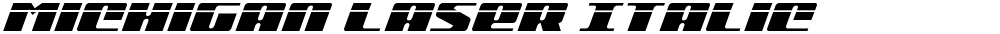 Michigan Laser Italic