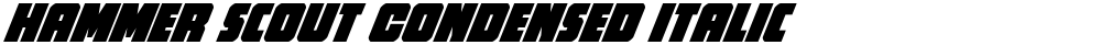 Hammer Scout Condensed Italic