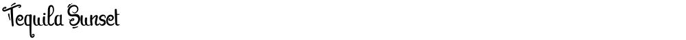 Tequila Sunset