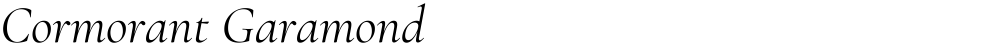 Cormorant Garamond